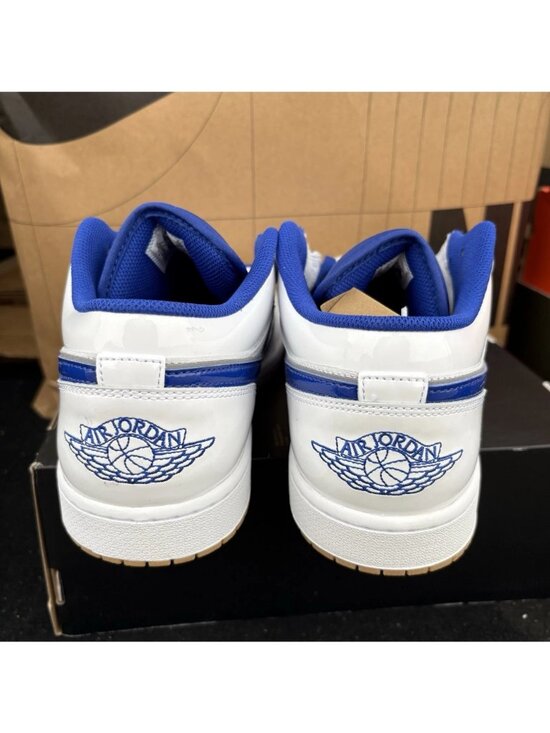 NEW Nike Air Jordan 1 Low “Dodgers” Blue White Gum IQ0400 100 Men Size 13 main image 7